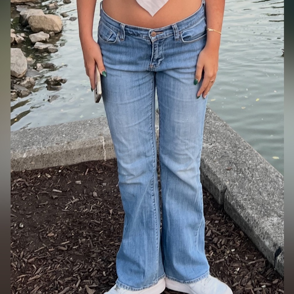 Y2K Low rise boot cut jeans